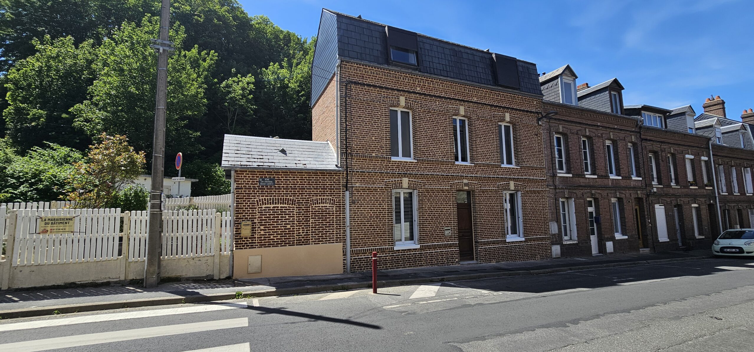 Rénovation de façade en brique plus rénovation bardage